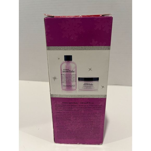 PHILOSOPHY Winter Snowflake Shampoo Shower Gel Bubble Bath Body Soufflé Gift Set - Picture 2 of 5